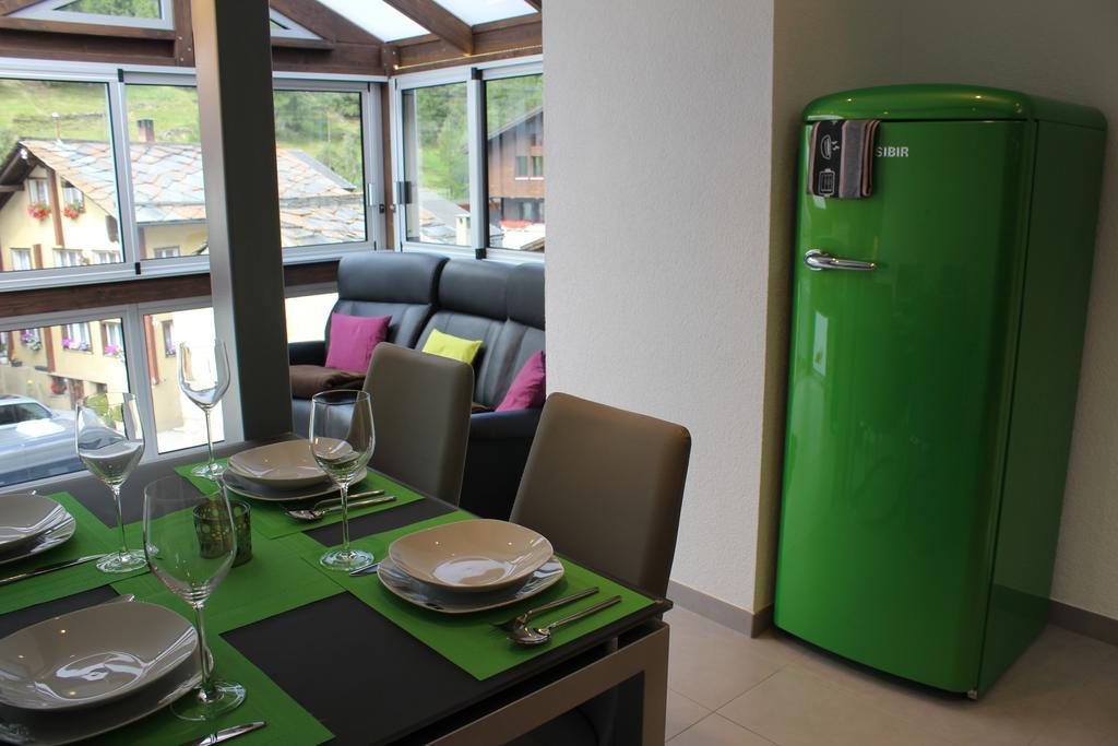 Apartmán Haus Dorf 7 Saas-Grund Exteriér fotografie