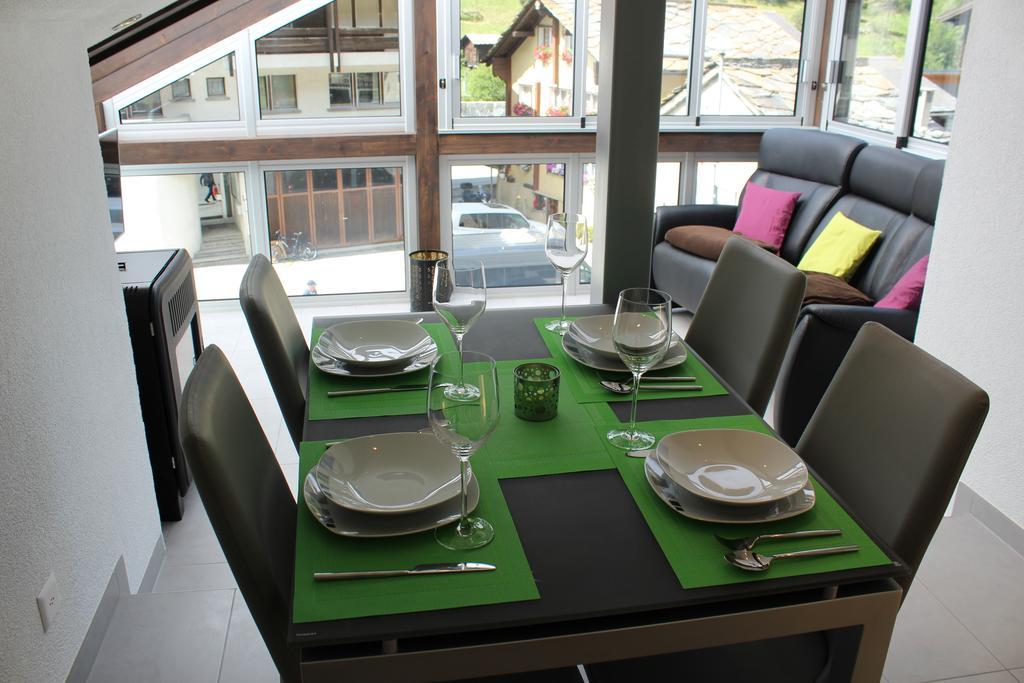 Apartmán Haus Dorf 7 Saas-Grund Exteriér fotografie
